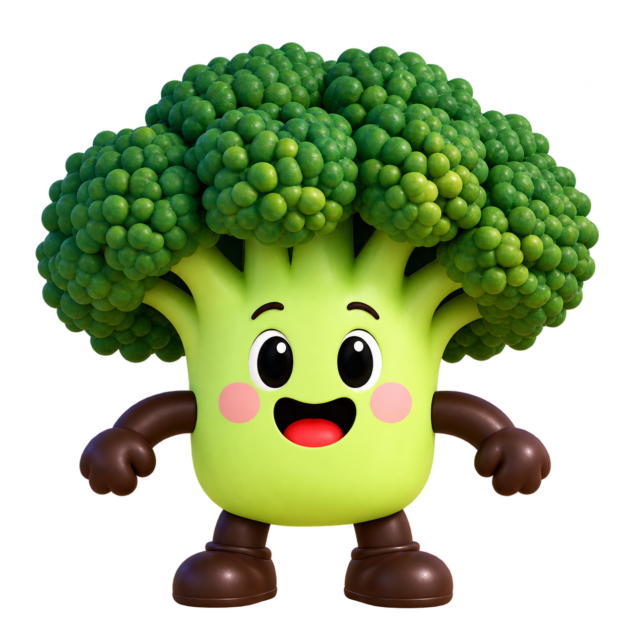 Personagem Brócolis