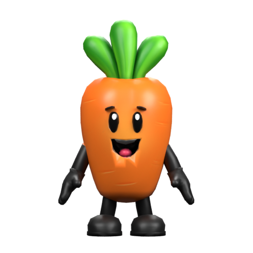 Personagem Cenoura