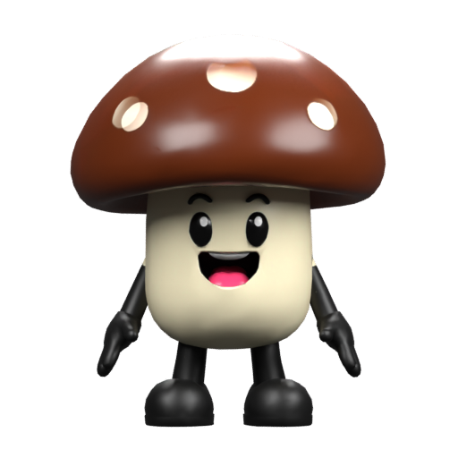 Personagem Cogumelo